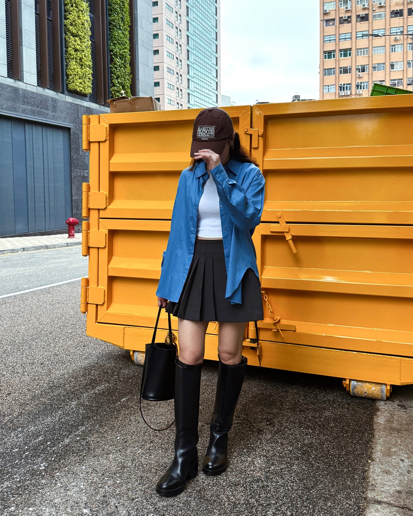 Pleated Skirt - Khaki