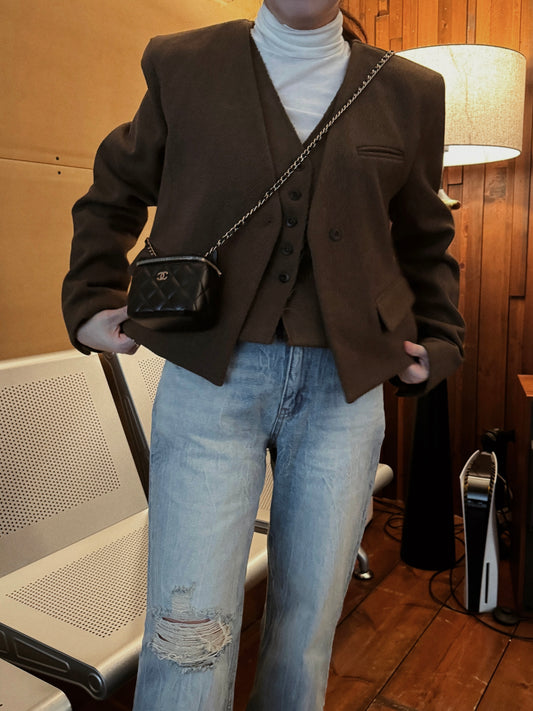 Light Blue Distressed Boyfriend Jeans