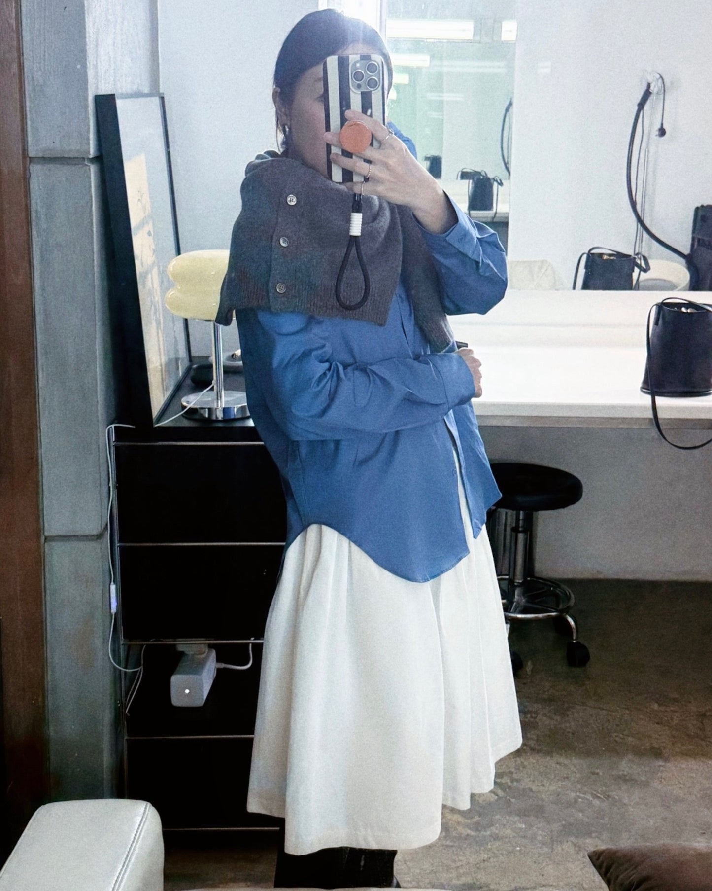Balloon Midi Skirt - 2 Colors
